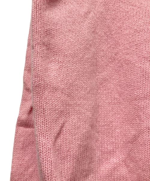 PRADA（プラダ）PRADA (プラダ) クルーネック カシミヤ混ニット ピンク サイズ:40の古着・服飾アイテム