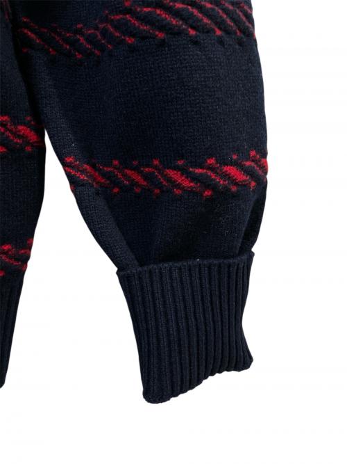 CHANEL（シャネル）CHANEL (シャネル) P70 カシミヤクルーネックニット ネイビー サイズ:38の古着・服飾アイテム