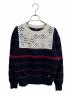 CHANEL（シャネル）の古着「P70 カシミヤクルーネックニット」｜ネイビー