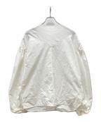 ELENDEEKエレンディーク）の古着「SHEER KNIT COMBINATION BL」｜ホワイト