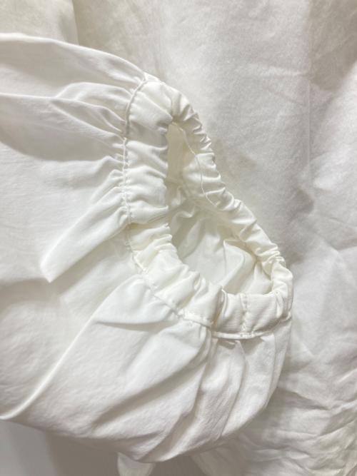 ELENDEEK（エレンディーク）ELENDEEK (エレンディーク) SHEER KNIT COMBINATION BL ホワイト サイズ:Fの古着・服飾アイテム