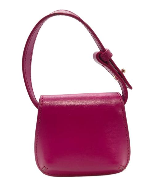 GIORGIO ARMANI（ジョルジョアルマーニ）GIORGIO ARMANI (ジョルジョアルマーニ) ミニチャームバッグ パープルの古着・服飾アイテム