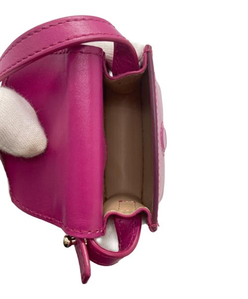 GIORGIO ARMANI（ジョルジョアルマーニ）GIORGIO ARMANI (ジョルジョアルマーニ) ミニチャームバッグ パープルの古着・服飾アイテム