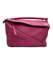 LOEWE（ロエベ）の古着「パズルバッグ ミディアム 2WAYバッグ」｜ピンク
