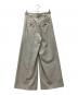 BALLSEY (ボールジィ) メランジカルゼ タックワイドパンツ ライトグレー サイズ:SIZE 36：6000円