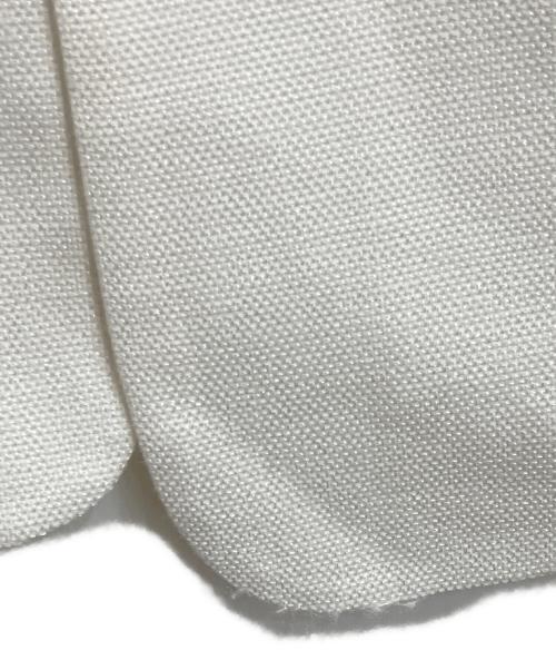 Loulou Willoughby（ルルウィルビー）Loulou Willoughby (ルルウィルビー) ブライトリネン半袖ジャケット ホワイト サイズ:2の古着・服飾アイテム