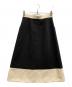 Loulou Willoughby (ルルウィルビー) バイカラーフレアスカート ブラック サイズ:2 未使用品：7000円