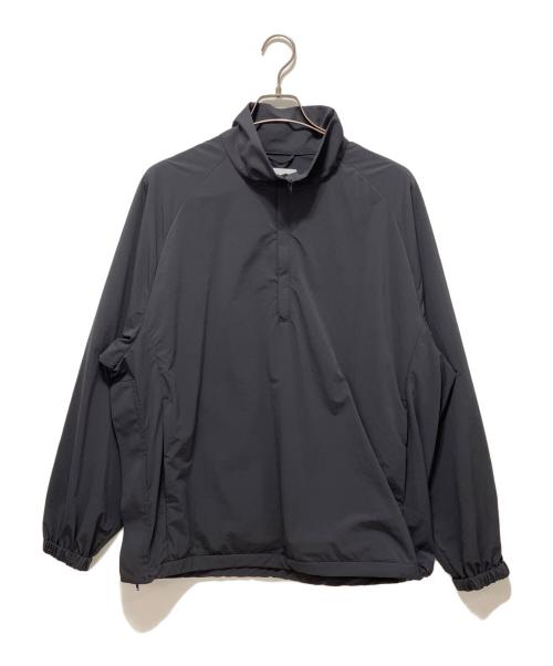 stein（シュタイン）stein (シュタイン) WINDPROOF NYLON HALF ZIP PULLOVER ブラック サイズ:Sの古着・服飾アイテム