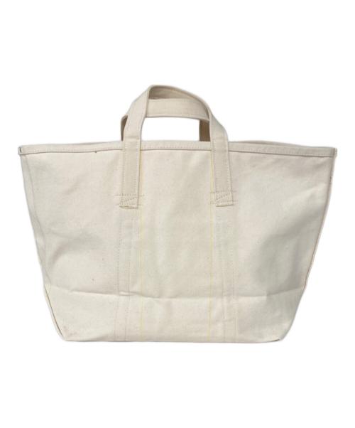 SLOW（スロウ）SLOW (スロウ) キャンバストートバッグ アイボリーの古着・服飾アイテム