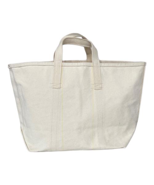 SLOW（スロウ）SLOW (スロウ) キャンバストートバッグ アイボリーの古着・服飾アイテム