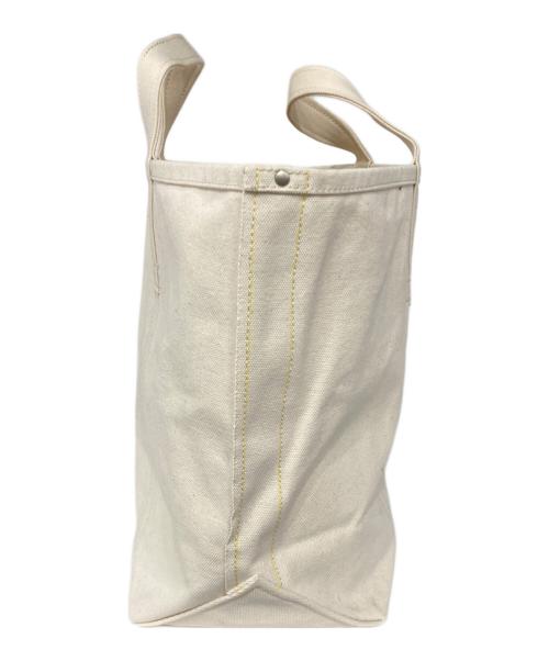 SLOW（スロウ）SLOW (スロウ) キャンバストートバッグ アイボリーの古着・服飾アイテム