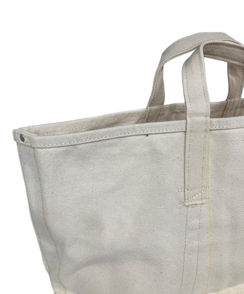 SLOW（スロウ）SLOW (スロウ) キャンバストートバッグ アイボリーの古着・服飾アイテム