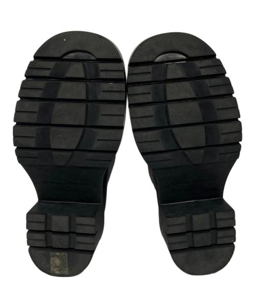 BOTTEGA VENETA（ボッテガベネタ）BOTTEGA VENETA (ボッテガベネタ) レースアップラグブーツ ブラック サイズ:37の古着・服飾アイテム