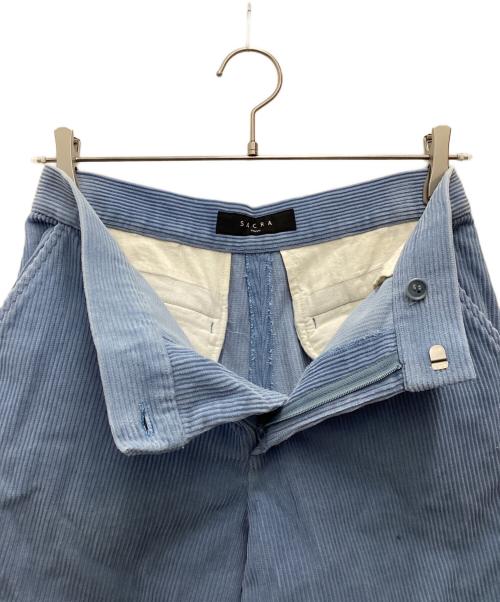 SACRA（サクラ）SACRA (サクラ) コーデュロイワイドパンツ ブルー サイズ:SIZE 36の古着・服飾アイテム