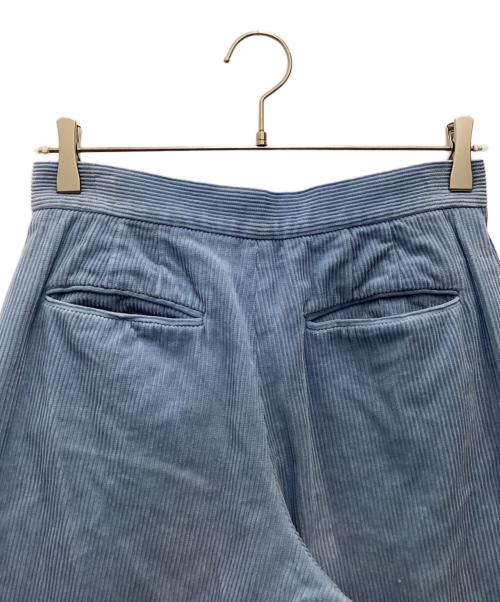 SACRA（サクラ）SACRA (サクラ) コーデュロイワイドパンツ ブルー サイズ:SIZE 36の古着・服飾アイテム