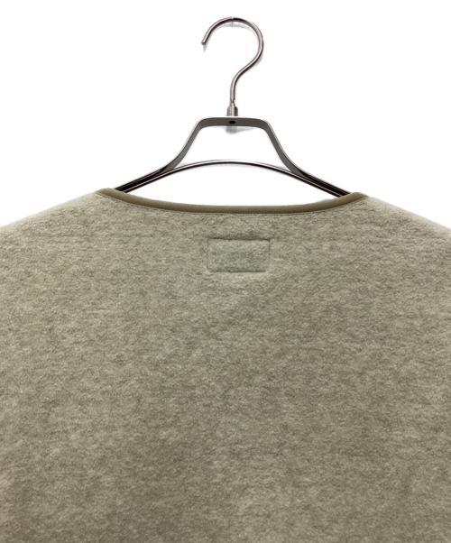 PENDLETON（ペンドルトン）PENDLETON (ペンドルトン) JOURNAL STANDARD relume別注 (ジャーナルスタンダード レリューム ベッチュウ) ノーカラーフリースジャケット ベージュ サイズ:SIZE Lの古着・服飾アイテム