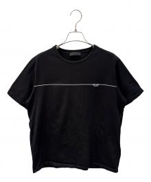 PRADA（プラダ）の古着「ロゴプリントTシャツ」｜ブラック