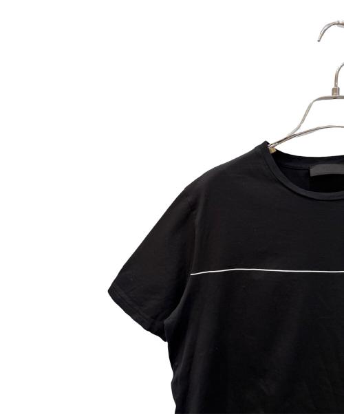 PRADA（プラダ）PRADA (プラダ) ロゴプリントTシャツ ブラック サイズ:Mの古着・服飾アイテム