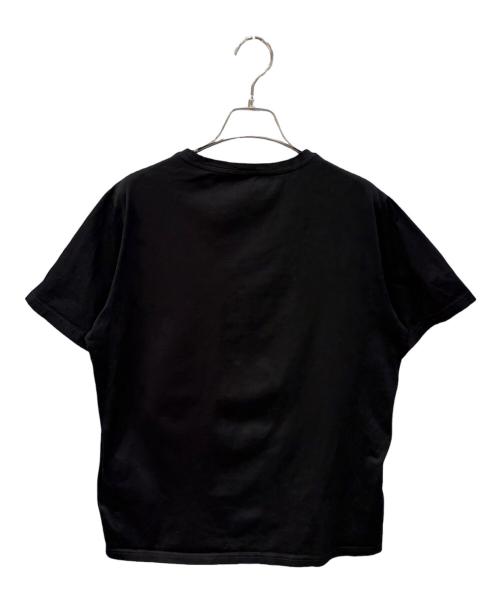 PRADA（プラダ）PRADA (プラダ) ロゴプリントTシャツ ブラック サイズ:Mの古着・服飾アイテム