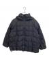DANTON（ダントン）の古着「ホワイトグースキルトダウンジャケット」｜ブラック