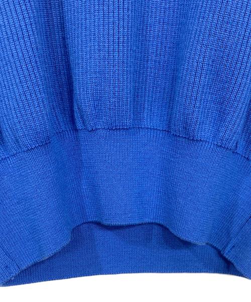 LEONARD（レオナール）LEONARD (レオナール) 背面刺繍付リブニット ブルー サイズ:表記なしの古着・服飾アイテム