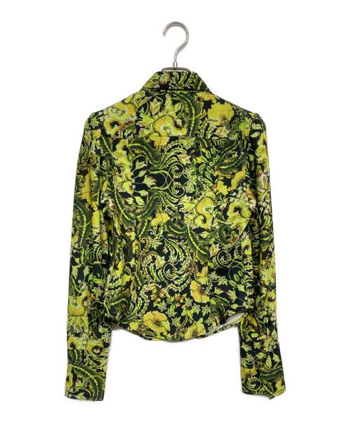 DRIES VAN NOTEN（ドリスヴァンノッテン）DRIES VAN NOTEN (ドリスヴァンノッテン) Floral-printed blouse ブラック サイズ:34の古着・服飾アイテム