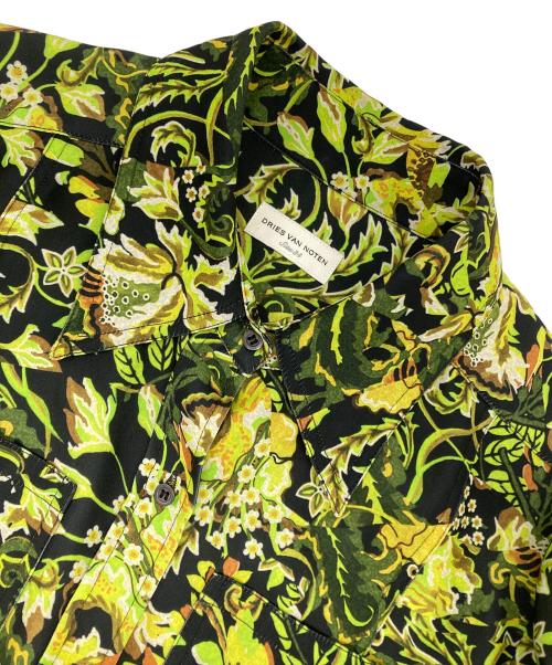 DRIES VAN NOTEN（ドリスヴァンノッテン）DRIES VAN NOTEN (ドリスヴァンノッテン) Floral-printed blouse ブラック サイズ:34の古着・服飾アイテム