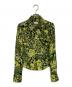 DRIES VAN NOTEN（ドリスヴァンノッテン）の古着「Floral-printed blouse」｜ブラック