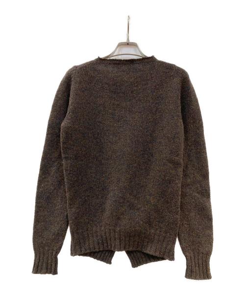 PRADA（プラダ）PRADA (プラダ) ビジュー装飾ニット ブラウン サイズ:42の古着・服飾アイテム