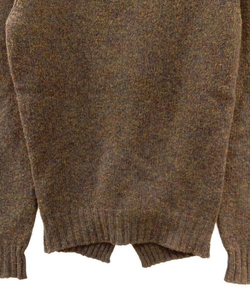 PRADA（プラダ）PRADA (プラダ) ビジュー装飾ニット ブラウン サイズ:42の古着・服飾アイテム