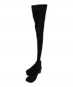 MM6 Maison Margielaエムエムシックスメゾンマルジェラ）の古着「サイハイブーツ」｜ブラック