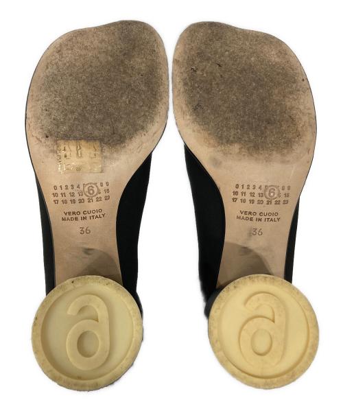 MM6 Maison Margiela（エムエムシックスメゾンマルジェラ）MM6 Maison Margiela (エムエムシックスメゾンマルジェラ) サイハイブーツ ブラック サイズ:36の古着・服飾アイテム