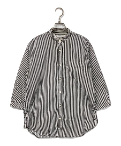 nonnative（ノンネイティブ）nonnative (ノンネイティブ) OFFICER SHIRT Q/S RELAXED FIT ブラックの古着・服飾アイテム