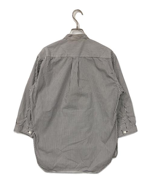 nonnative（ノンネイティブ）nonnative (ノンネイティブ) OFFICER SHIRT Q/S RELAXED FIT ブラックの古着・服飾アイテム