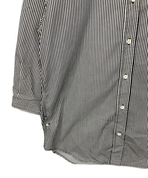 nonnative（ノンネイティブ）nonnative (ノンネイティブ) OFFICER SHIRT Q/S RELAXED FIT ブラックの古着・服飾アイテム