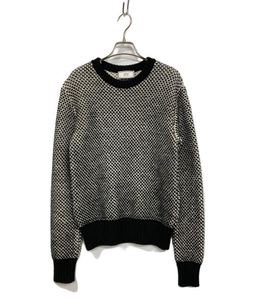 AMI Alexandre Mattiussi（アミアレクサンドルマテュッシ）AMI Alexandre Mattiussi (アミアレクサンドルマテュッシ) ニット ブラック サイズ:XSの古着・服飾アイテム