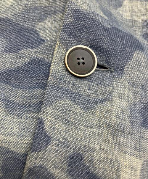 LARDINI（ラルディーニ）LARDINI (ラルディーニ) リネンジャケット ブルー サイズ:Ｍの古着・服飾アイテム