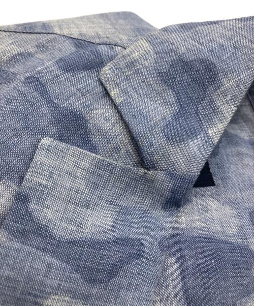 LARDINI（ラルディーニ）LARDINI (ラルディーニ) リネンジャケット ブルー サイズ:Ｍの古着・服飾アイテム