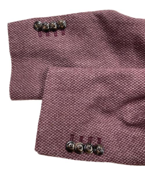 LARDINI（ラルディーニ）LARDINI (ラルディーニ) ウールテーラードジャケット ワインレッド サイズ:48の古着・服飾アイテム