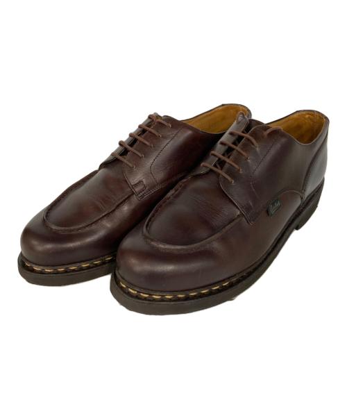 PARABOOT（パラブーツ）PARABOOT (パラブーツ) Uチップシューズ ブラウン サイズ:8の古着・服飾アイテム
