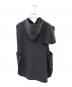 ENFOLD (エンフォルド) CIRCLE SLEEVE HOODIE PULLOVER チャコールグレー サイズ:38：18000円
