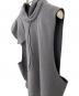 中古・古着 ENFOLD (エンフォルド) CIRCLE SLEEVE HOODIE PULLOVER チャコールグレー サイズ:38：18000円