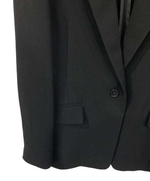 uncrave（アンクレイヴ）uncrave (アンクレイヴ) ウォッシャブルダブルクロス ジャケット ブラックの古着・服飾アイテム