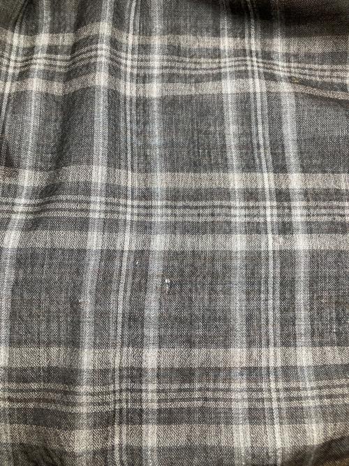 ebure（エブール）ebure (エブール) ウールチェックギャザースカート ブラウン サイズ:36の古着・服飾アイテム