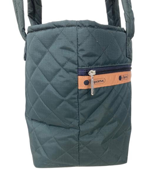 LeSportsac（レスポートサック）LeSportsac (レスポートサック) MEDIUM MULTI TOTE ディープグリーンの古着・服飾アイテム