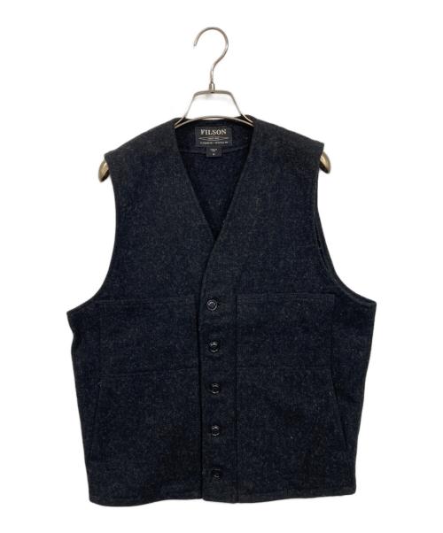 FILSON（フィルソン）FILSON (フィルソン) MACKINAW WOOL VEST/マッキーノウールベスト ブラック サイズ:Mの古着・服飾アイテム