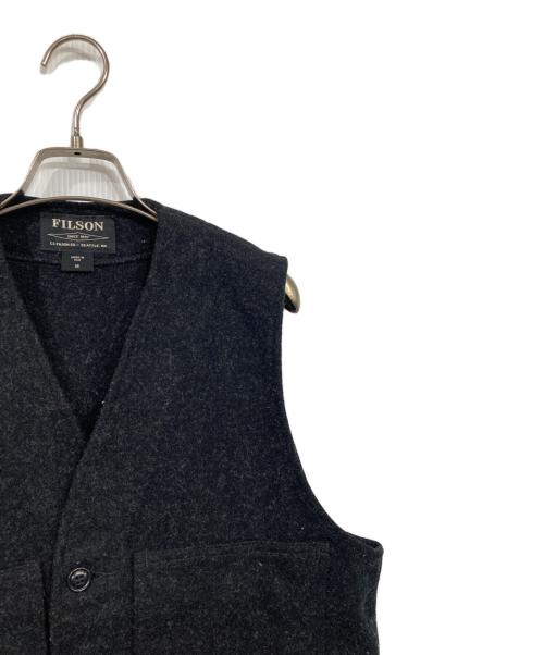 FILSON（フィルソン）FILSON (フィルソン) MACKINAW WOOL VEST/マッキーノウールベスト ブラック サイズ:Mの古着・服飾アイテム