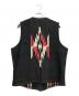 SUGAR CANE (シュガーケーン) NATIVE AMERICAN WOOL BLANKET VEST ブラック×レッド サイズ:42：20000円