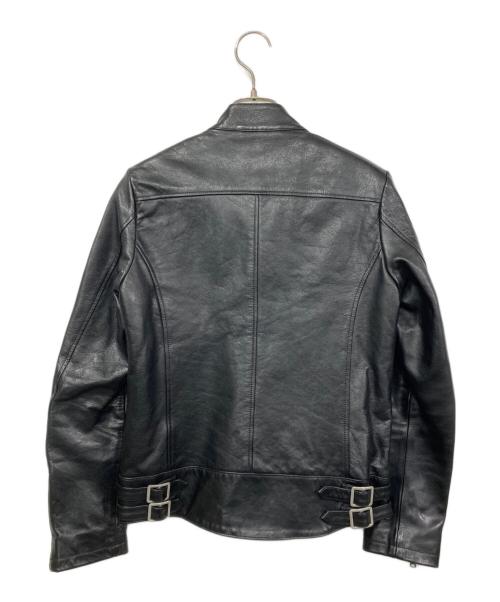 edition（エディション）Edition (エディション) レザーライダースジャケット ブラック サイズ:38の古着・服飾アイテム