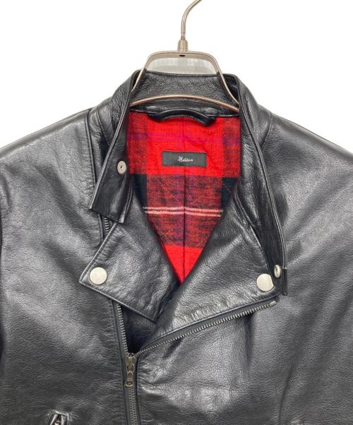 edition（エディション）Edition (エディション) レザーライダースジャケット ブラック サイズ:38の古着・服飾アイテム